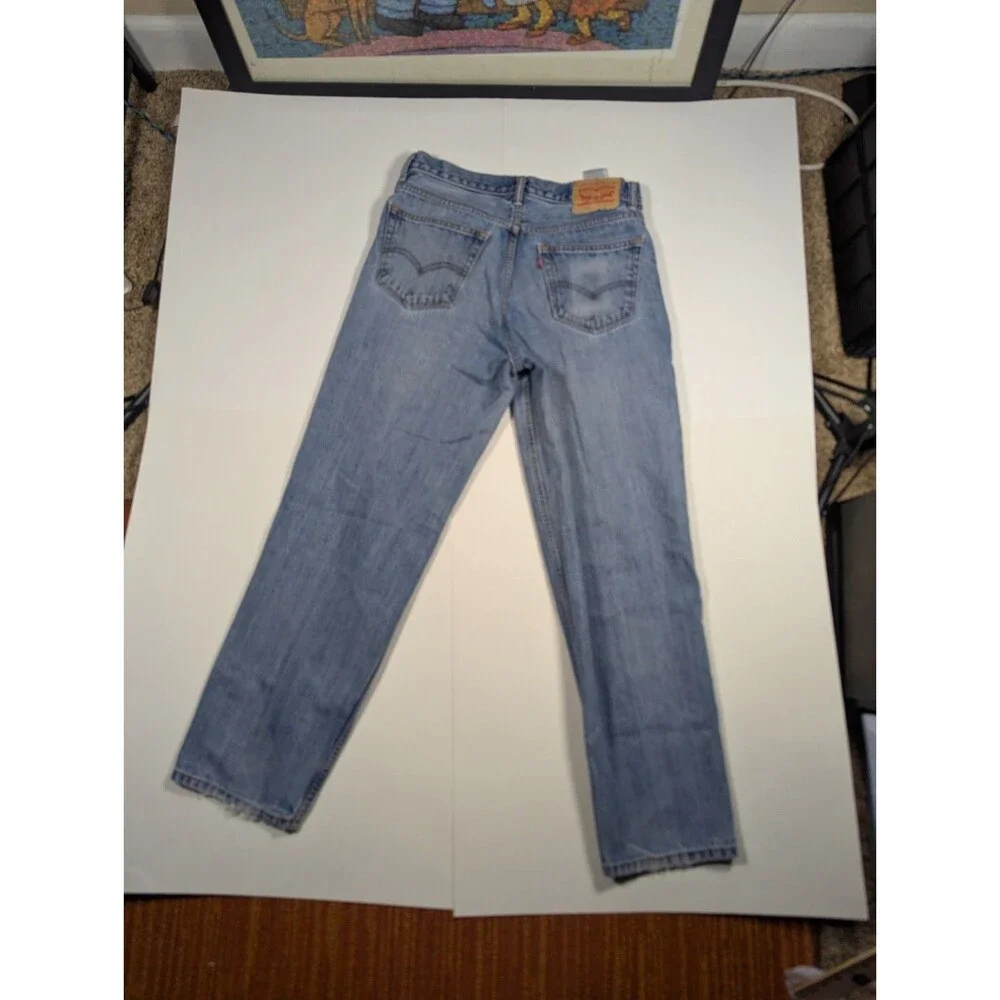 Levi's 560 Men's Loose Fit Tapered Leg Denim Blue Jeans Size 34X32